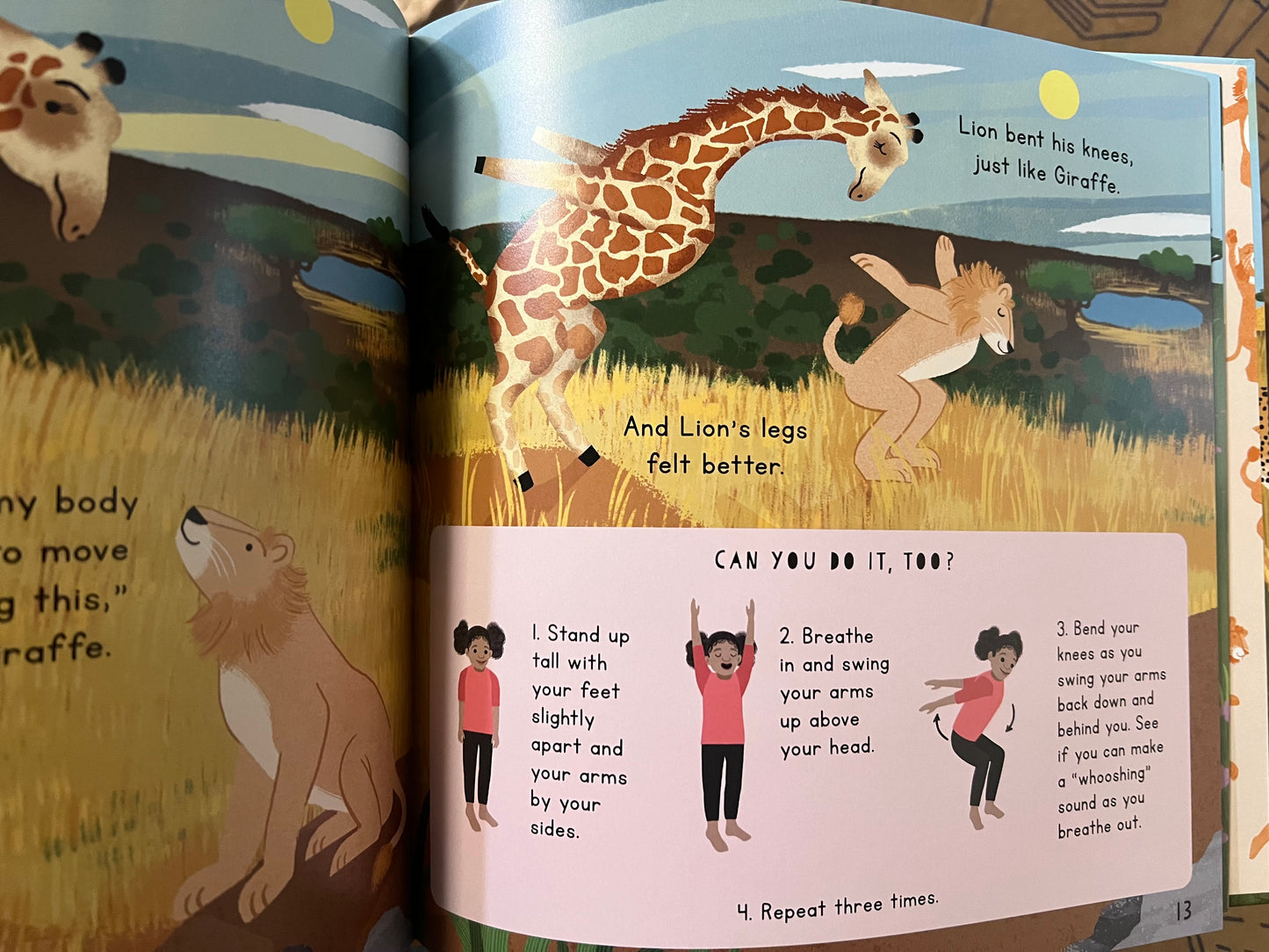 Yoga Animals On the Savanna Book
