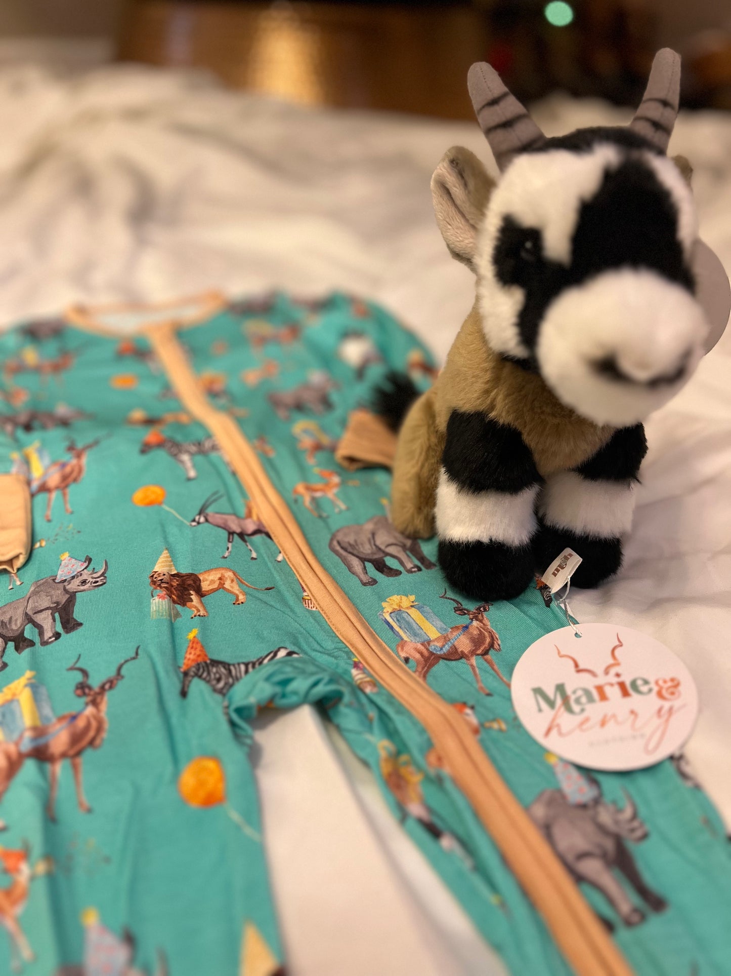 Safari Party Zip Romper