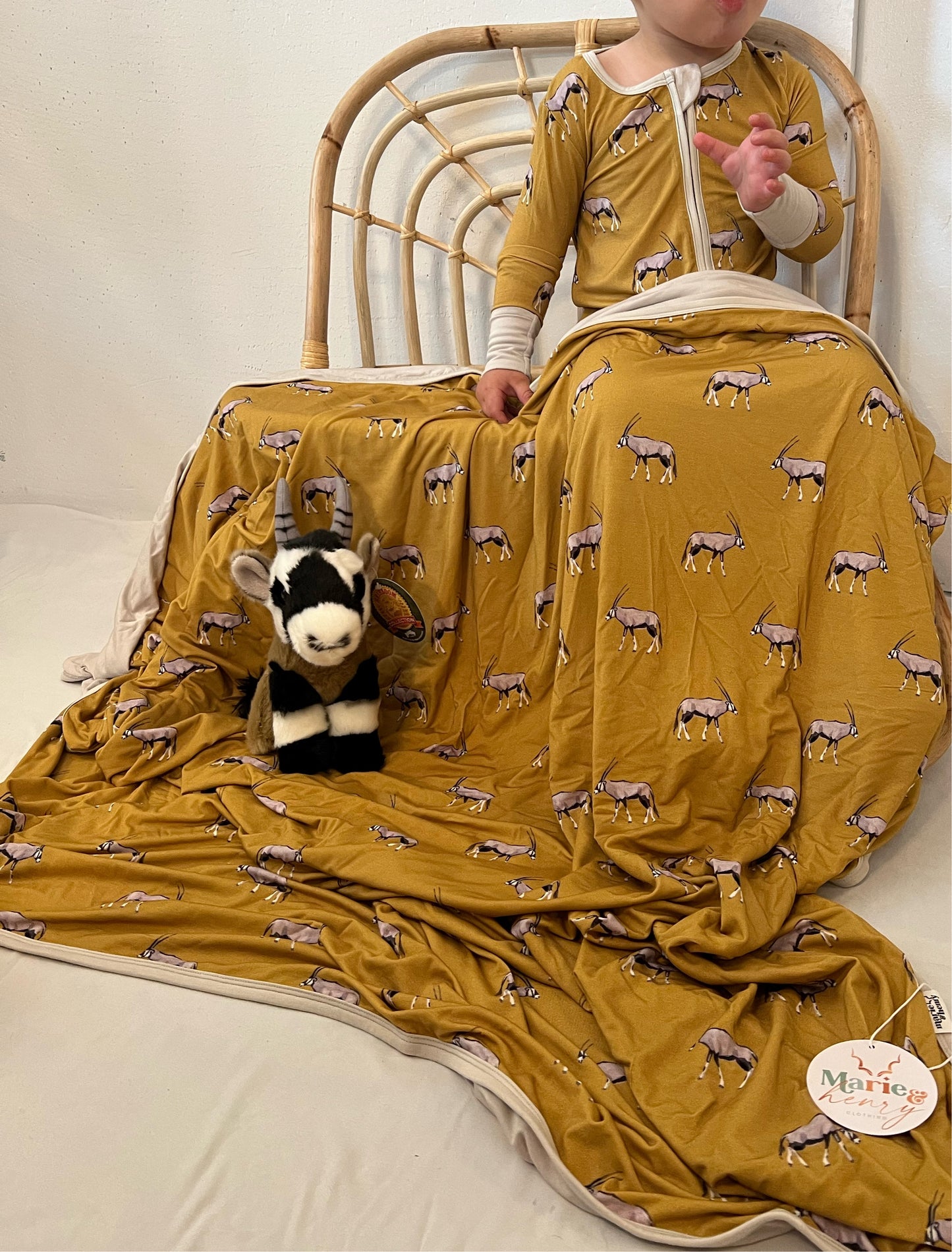 Gemsbok Double Sided Blanket