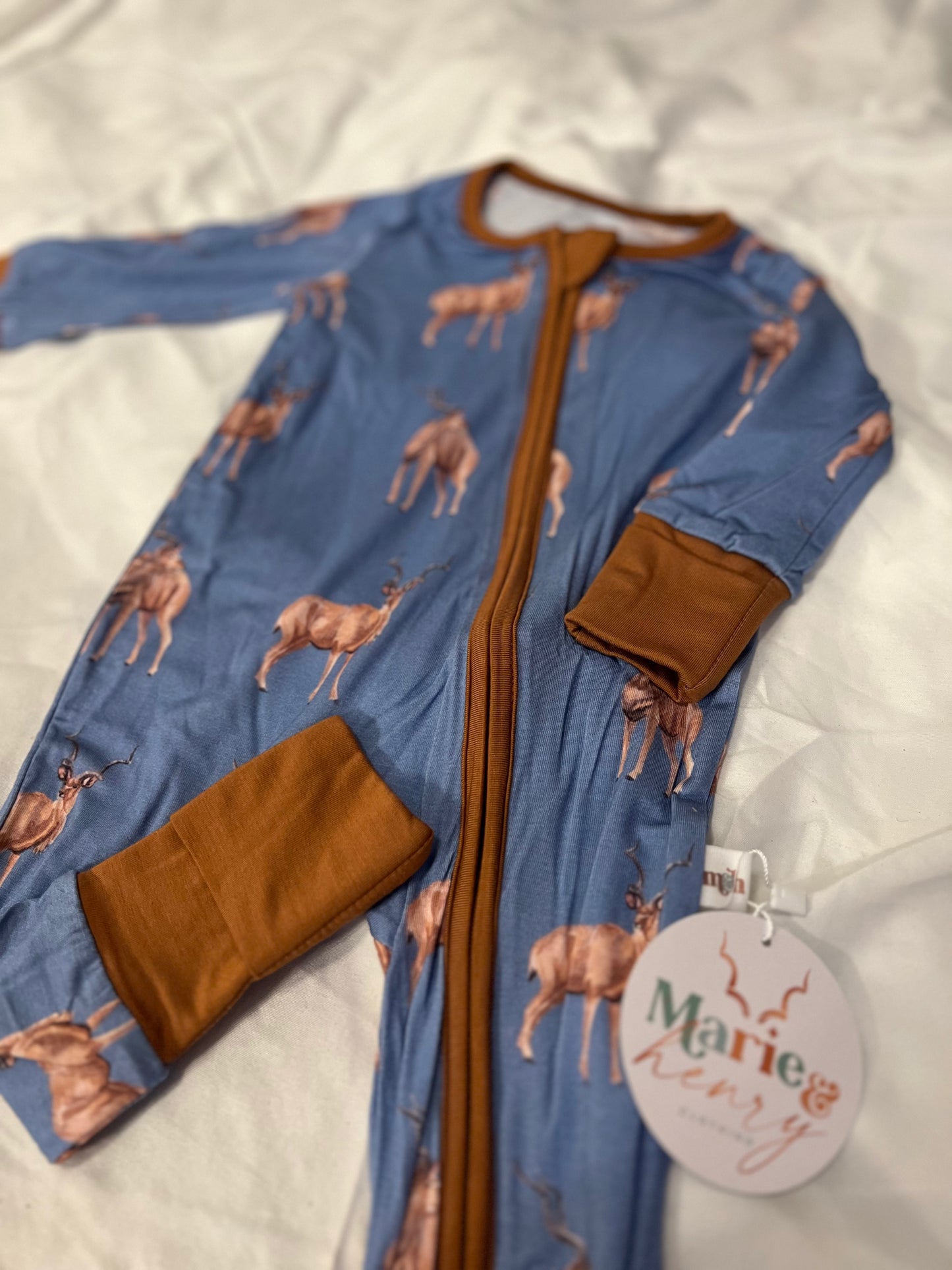 Grey Ghost Zip Romper
