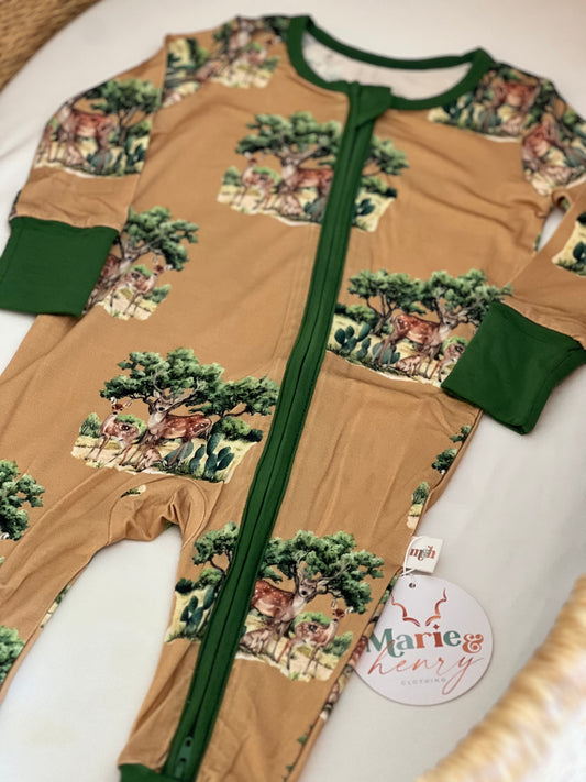 Texas Axis Zip Romper