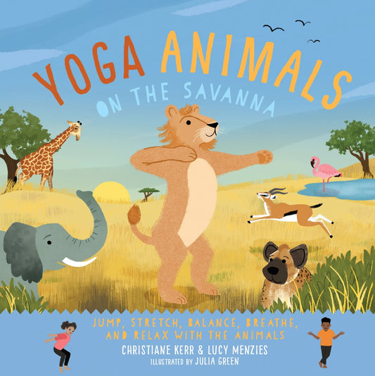 Yoga Animals On the Savanna Book