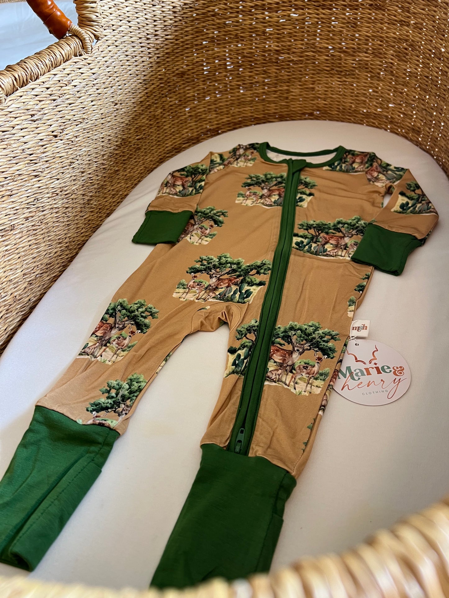 Texas Axis Zip Romper