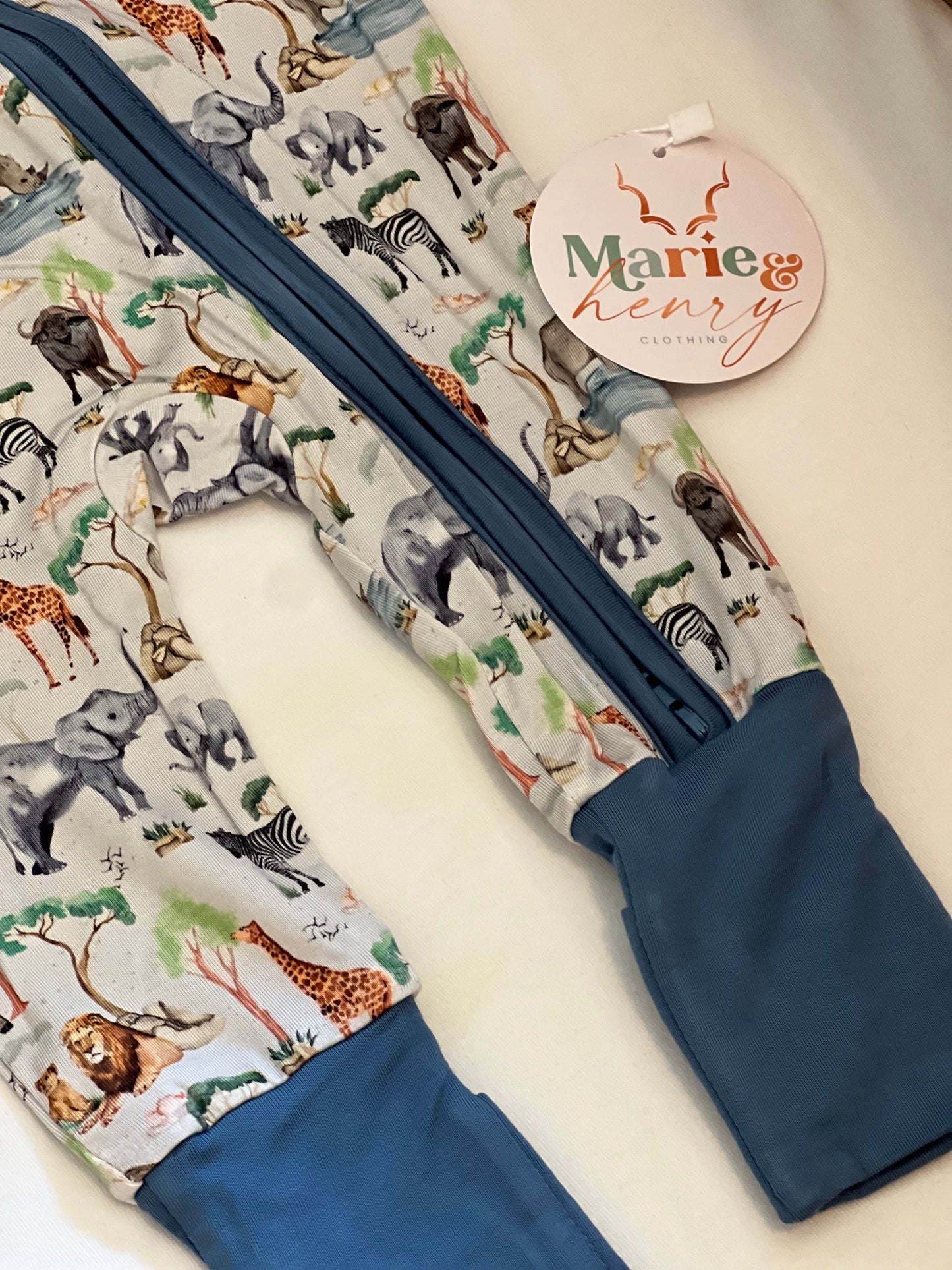 The Watering Hole Zip Romper