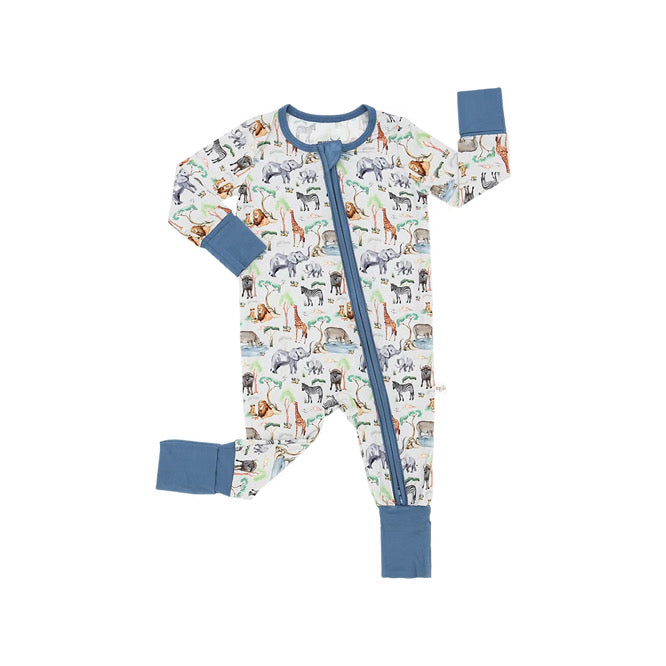 The Watering Hole Zip Romper