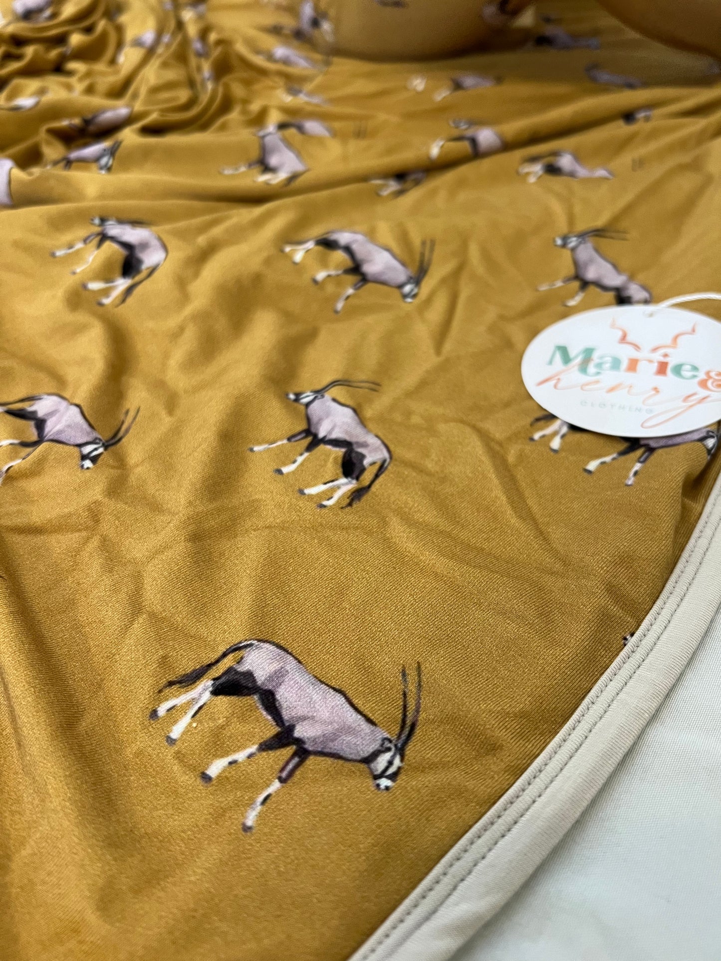 Gemsbok Double Sided Blanket